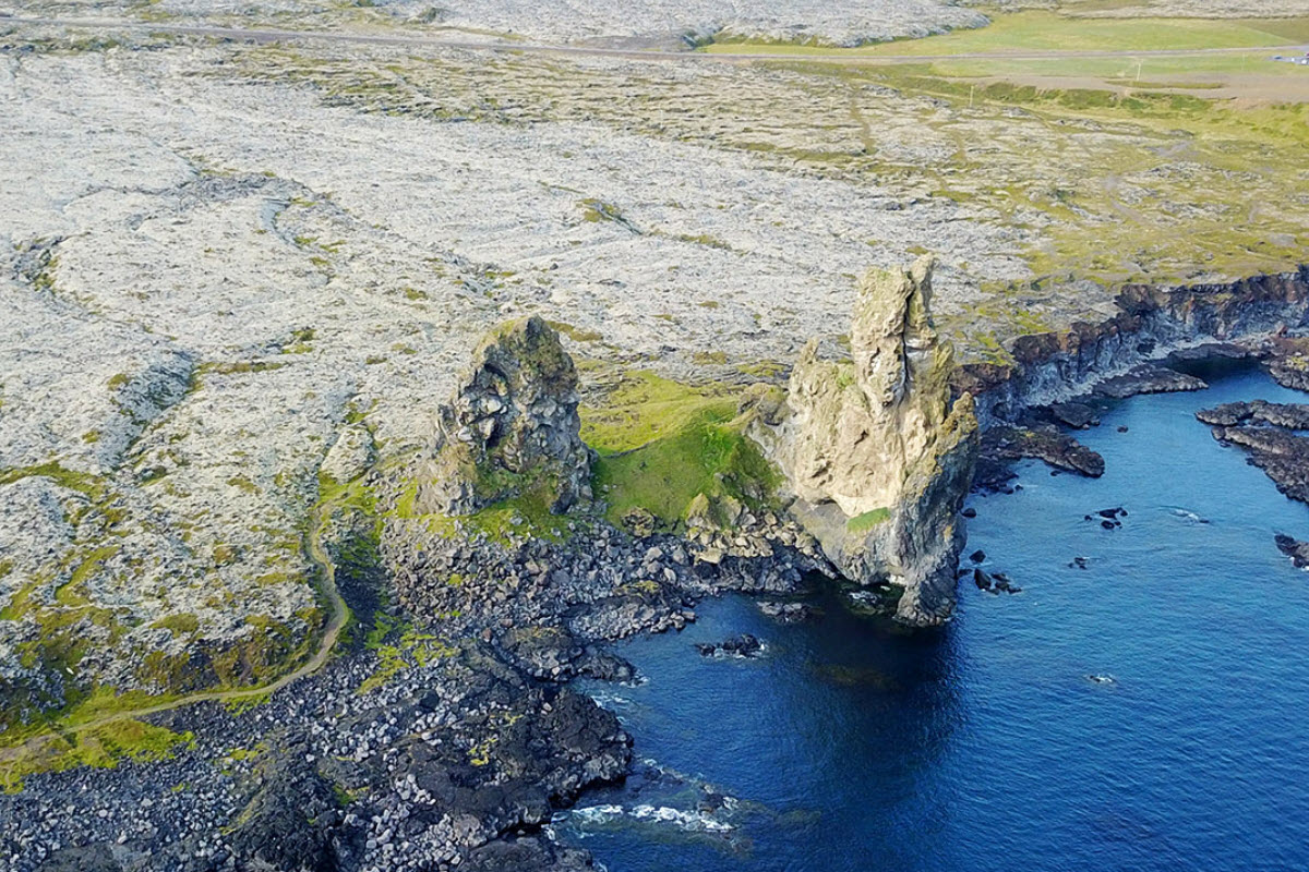 Londrangar in Snaefellsnes West Iceland