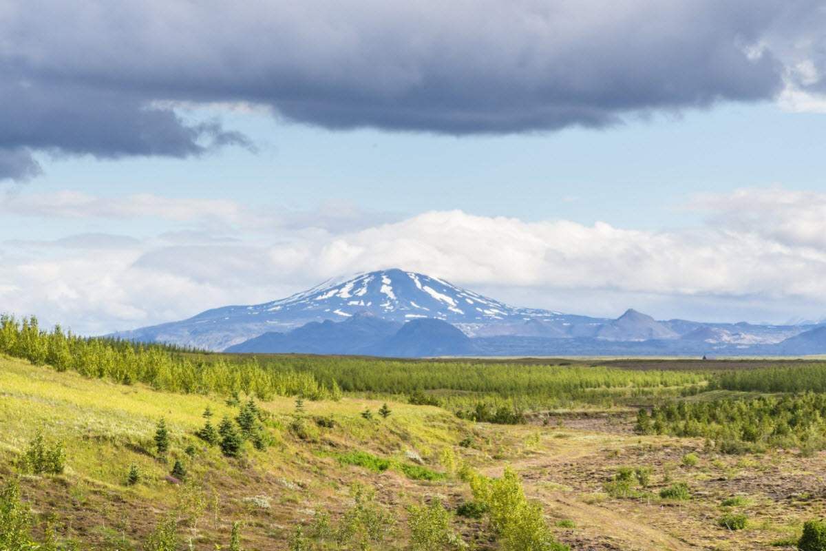 Hekla is one of the most famous and active volcanoes in Iceland