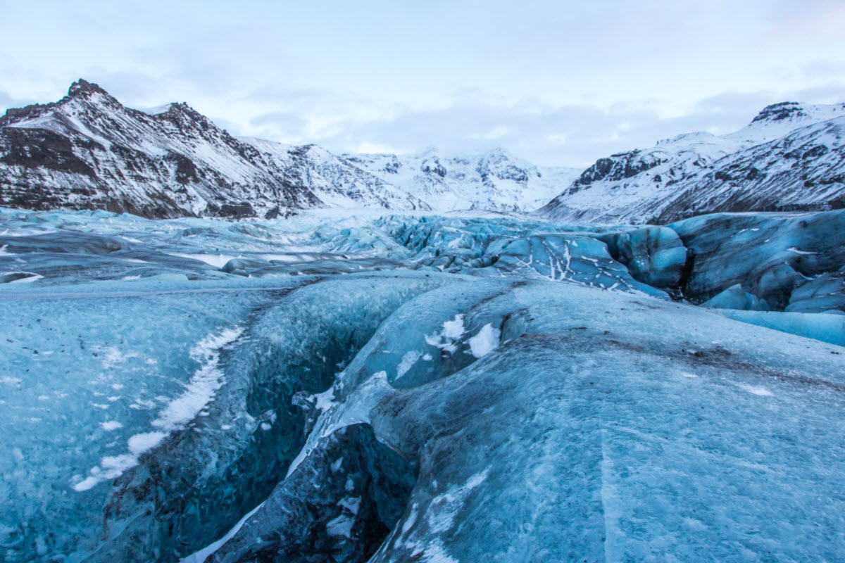 Glacier in Skaftafell National Park