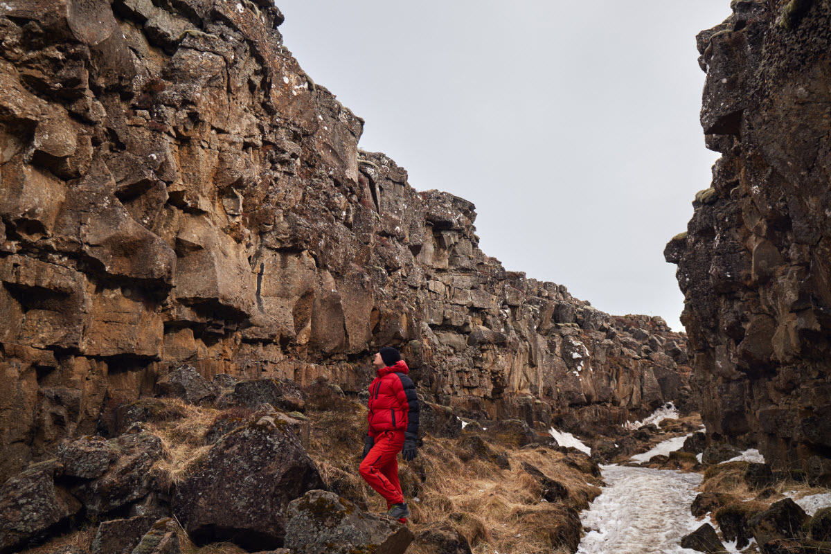 Lava formation at Thingvellir National Park