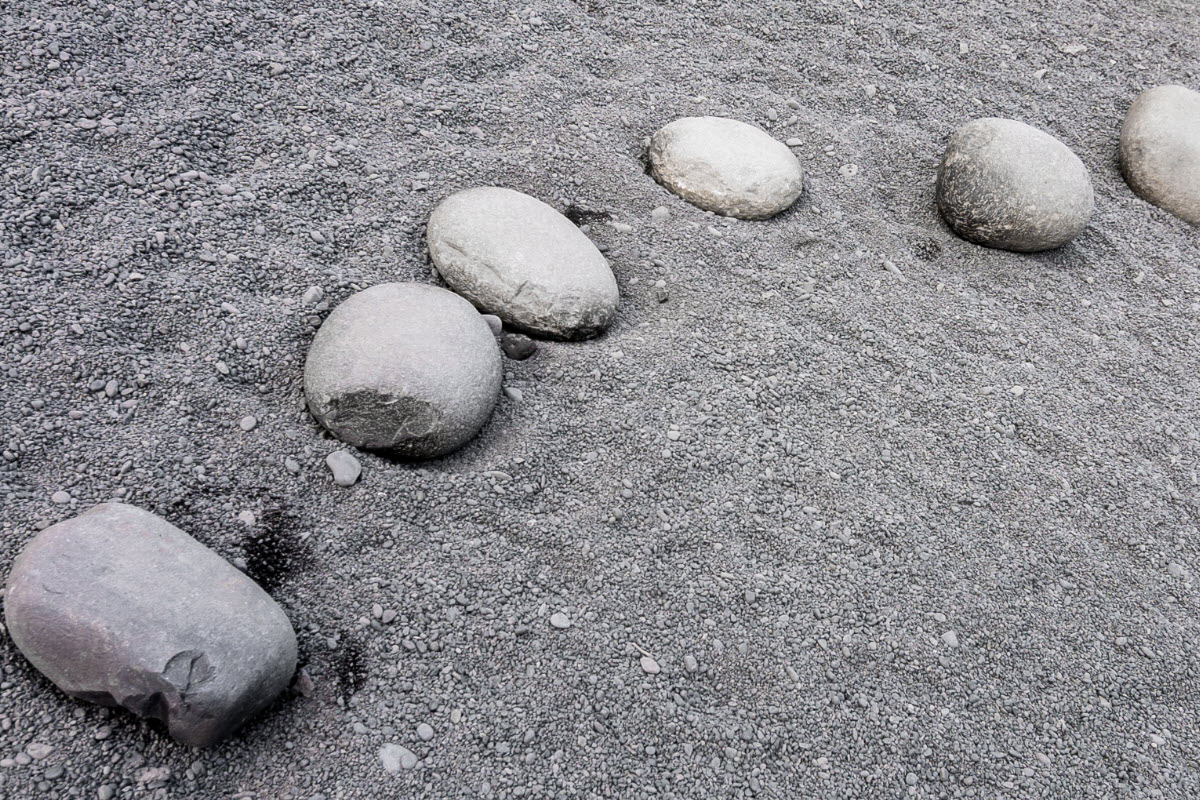 The lifting stones at Djupalonssandur in West Iceland