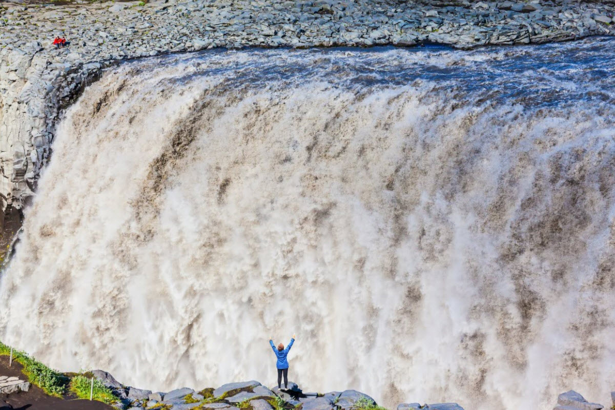 Dettifoss is the most powerful waterfall in Europe